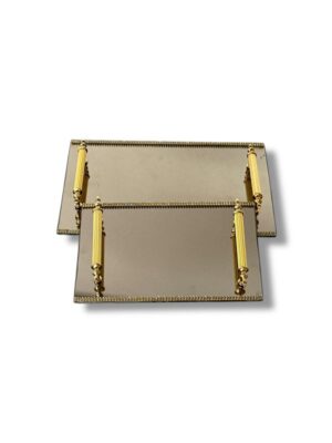 GOLD AYNA TAŞLI SULTAN MODEL 2'Lİ 5 MODEL - Görsel 5