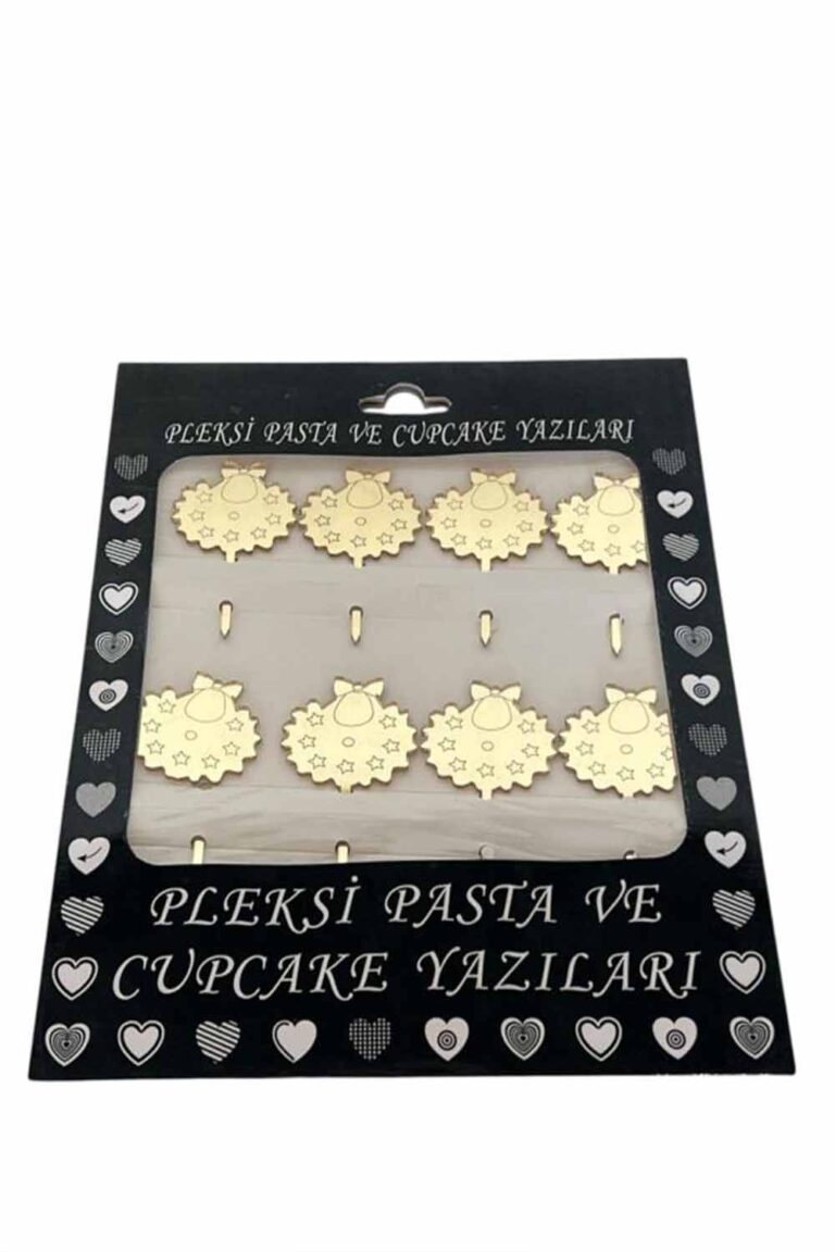 GOLD GÜMÜŞ KOYUN FİGÜR PLEKSİ KÜRDAN