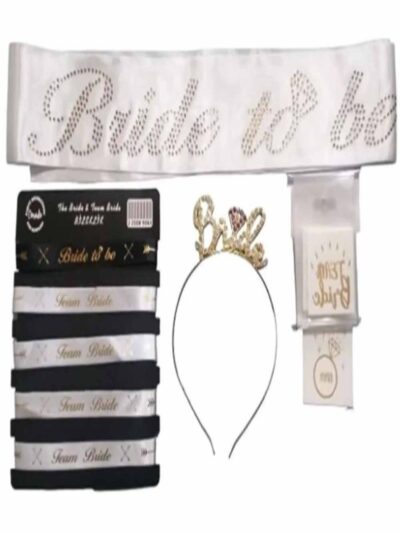 BRİDE TAŞLI SET 4'LÜ GOLD GÜMÜŞ