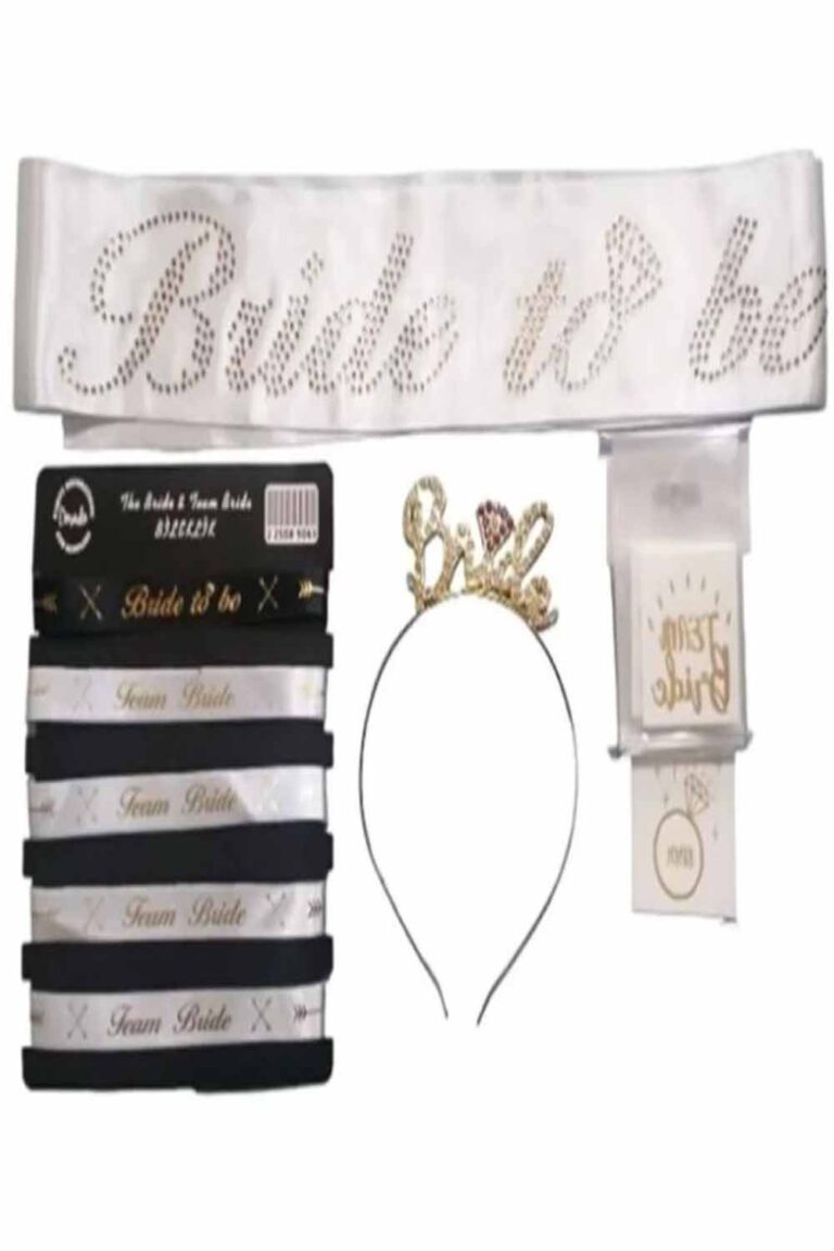 BRİDE TAŞLI SET 4'LÜ GOLD GÜMÜŞ