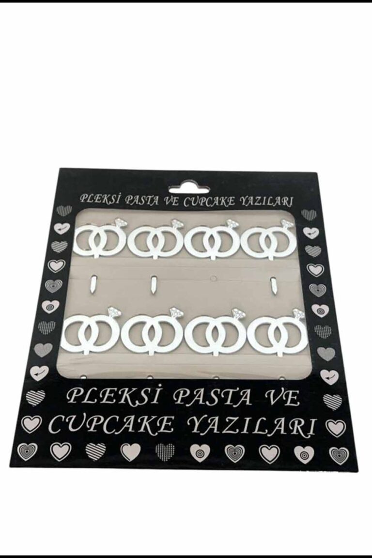 GÜMÜŞ TEK TAŞ YÜZÜK PLEKSİ KÜRDAN 8'Lİ