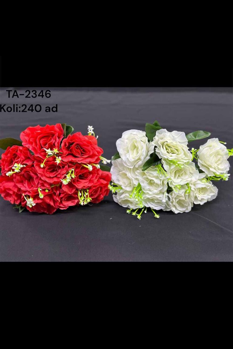 TA-2346 10'LU ARAKMANLI GÜL 2 RENK
