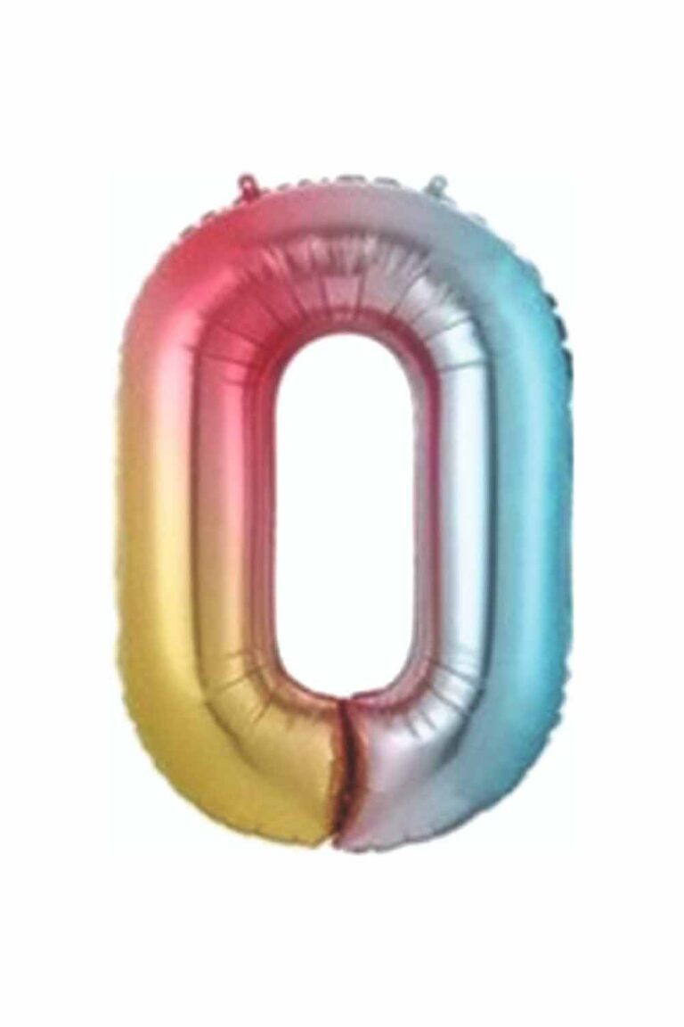 34'' GÖKKUŞAĞI RAKAM FOLYO BALON 1-9 ARASI