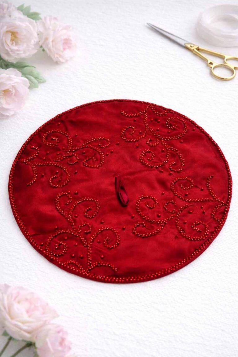 1168 - BONCUK DESENLİ SATEN HALAY MENDİLİ 3 RENK