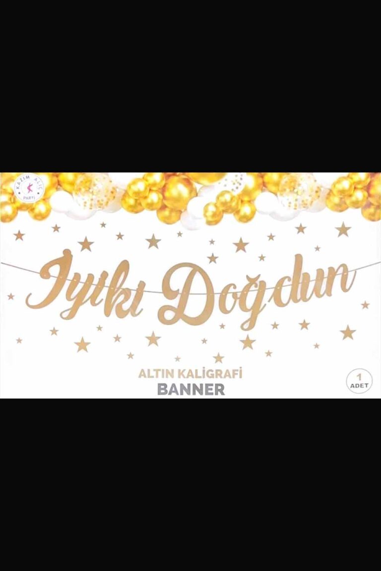 TEKLİ ALIM KALOĞRAFİ BANNER HAPPY - İYİKİ DOĞDUN