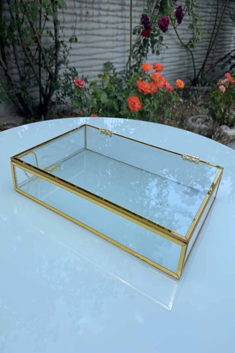 0401 - PERLA MODEL SADE KUTU 17X25 GOLD GÜMÜŞ