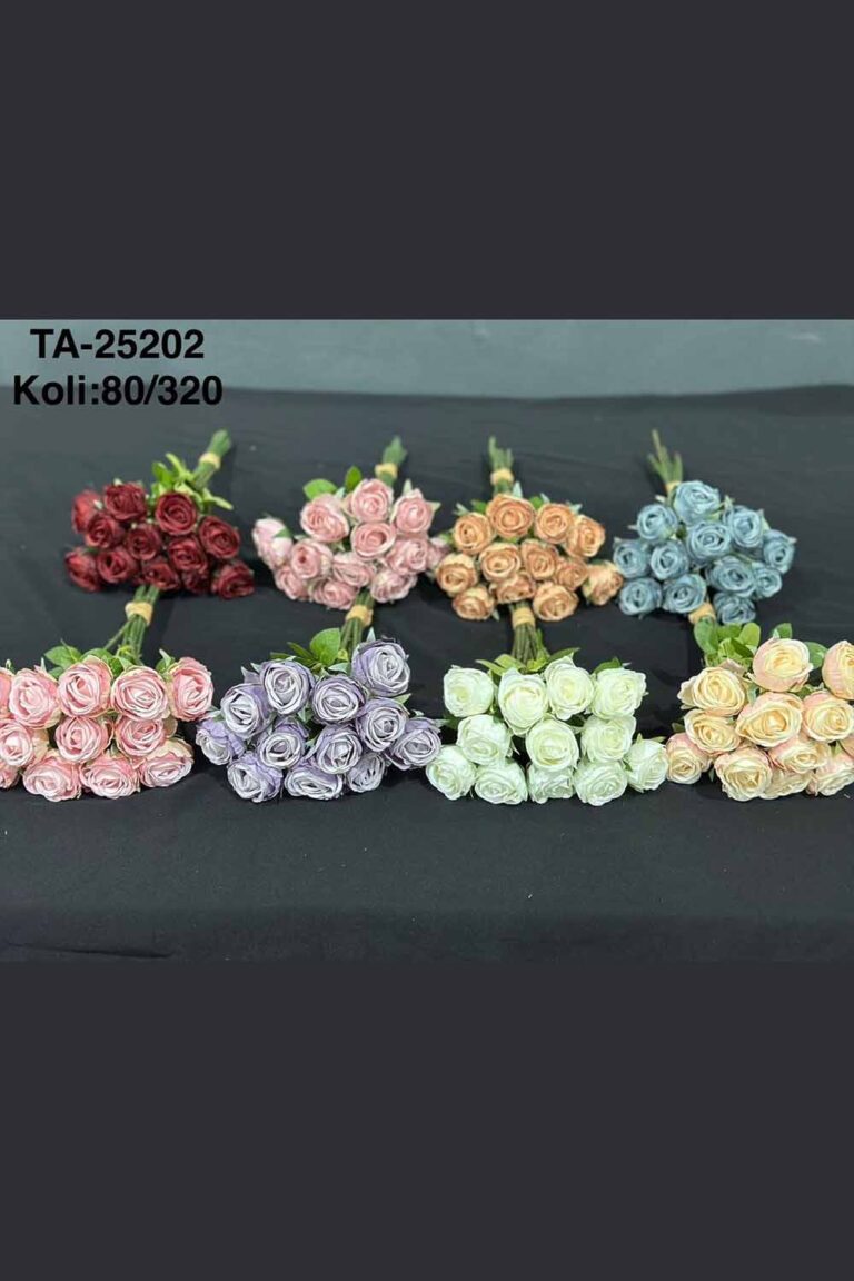 TA-25202 - 12'Lİ GÜL 8 RENK