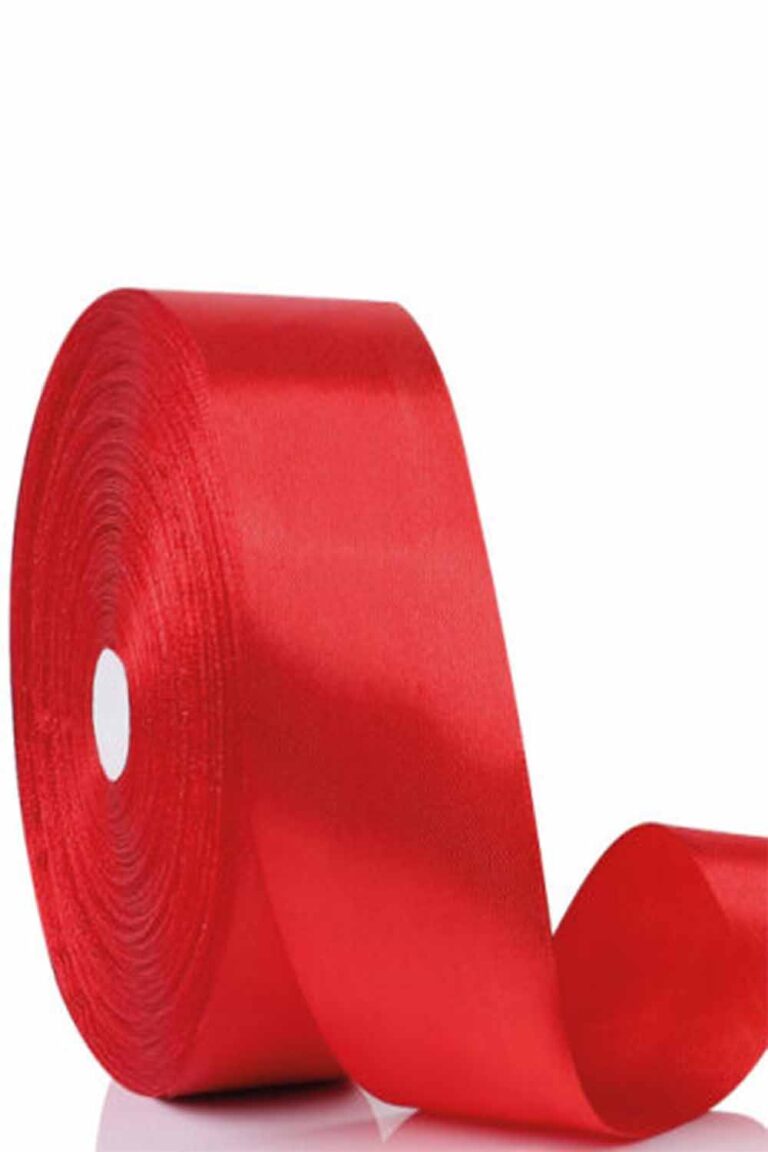 6 CM SATEN ŞERİT 50 METRE KIRMIZI