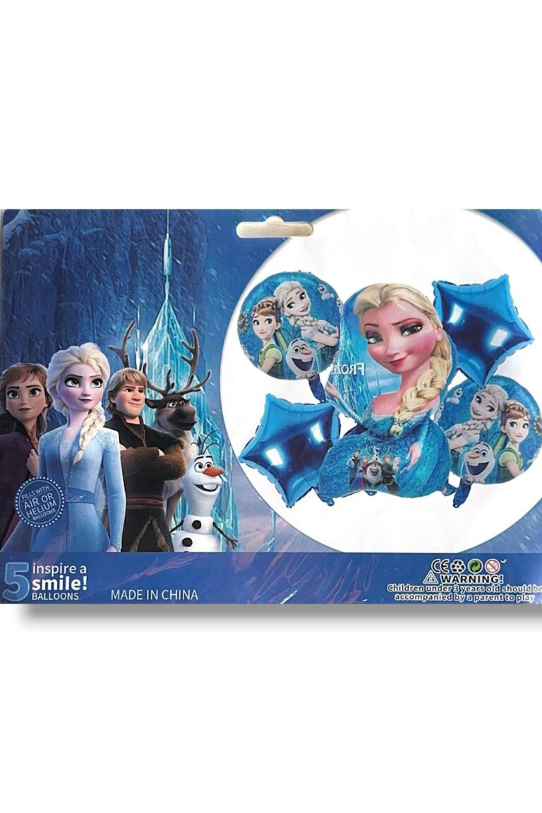 FROZEEN KAREKTERLİ FOLYO BALON SET 5'Lİ